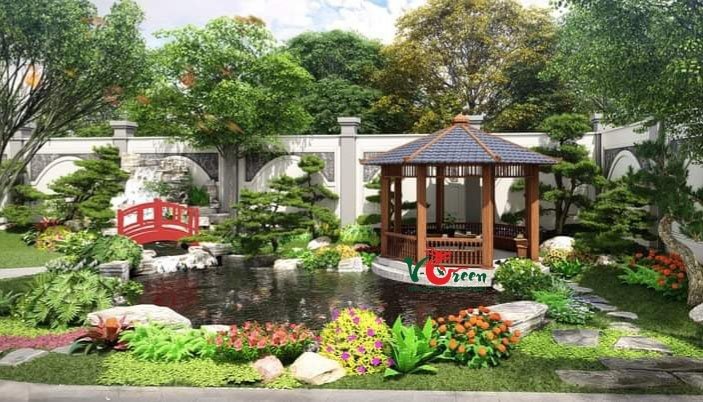 Thi công sân vườn tiểu cảnh