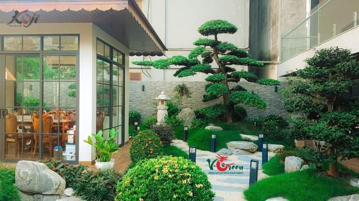 Thi công sân vườn